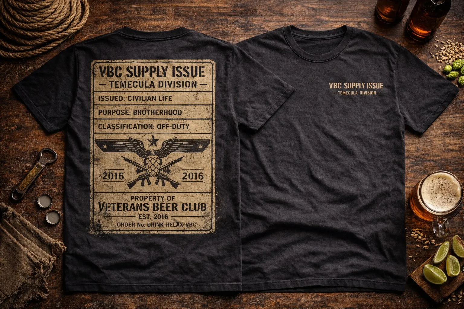 VBC Temecula Supply Issue T Shirt